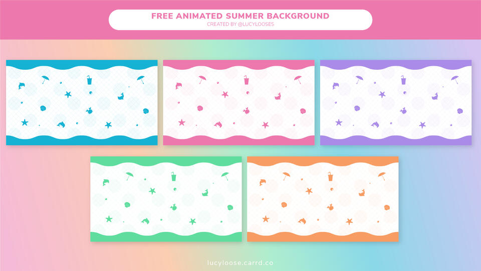 Free animated summer backgrounds